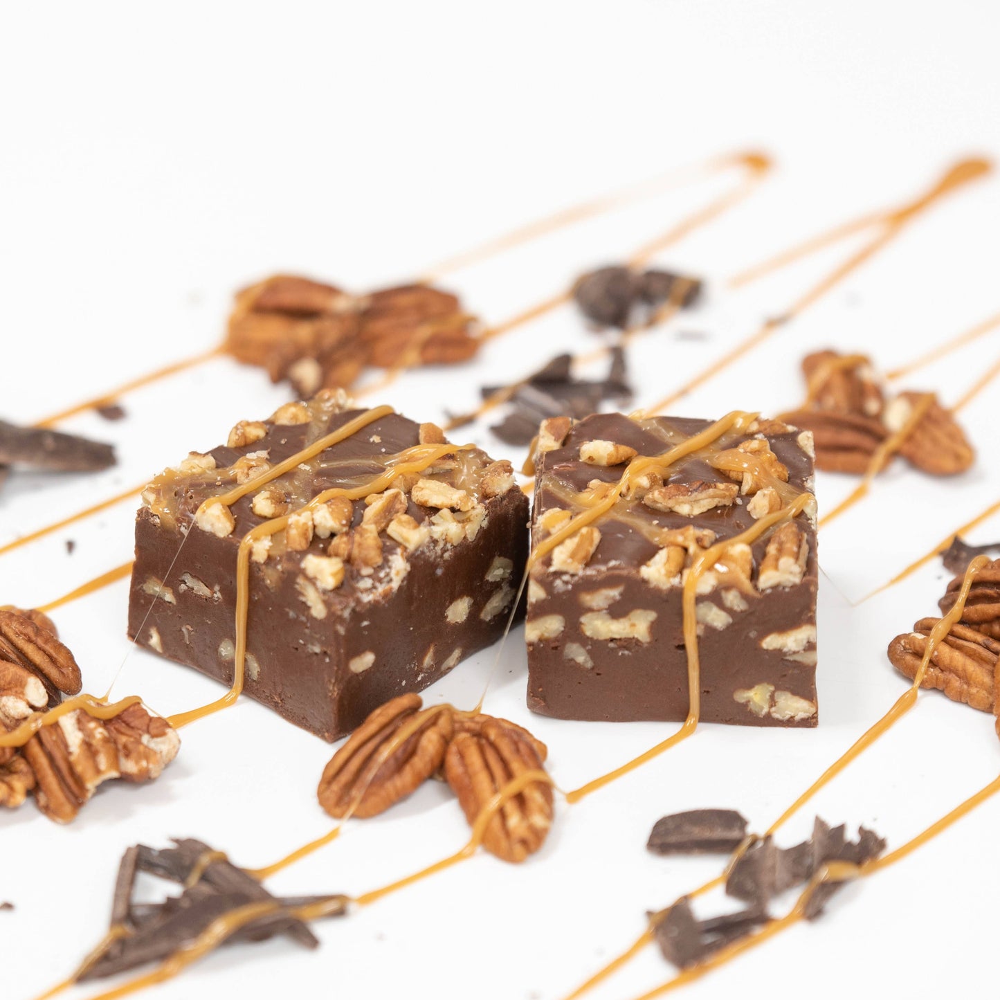Chocolate Caramel Pecan Fudge 6-Pack Countertop Refill