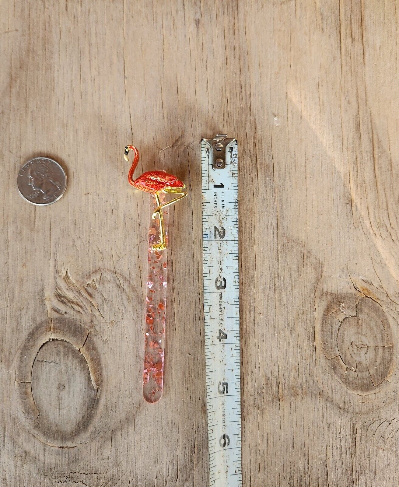 Plant Buddies-Handcrafted Pink FLAMINGO Plant / Garden Stake