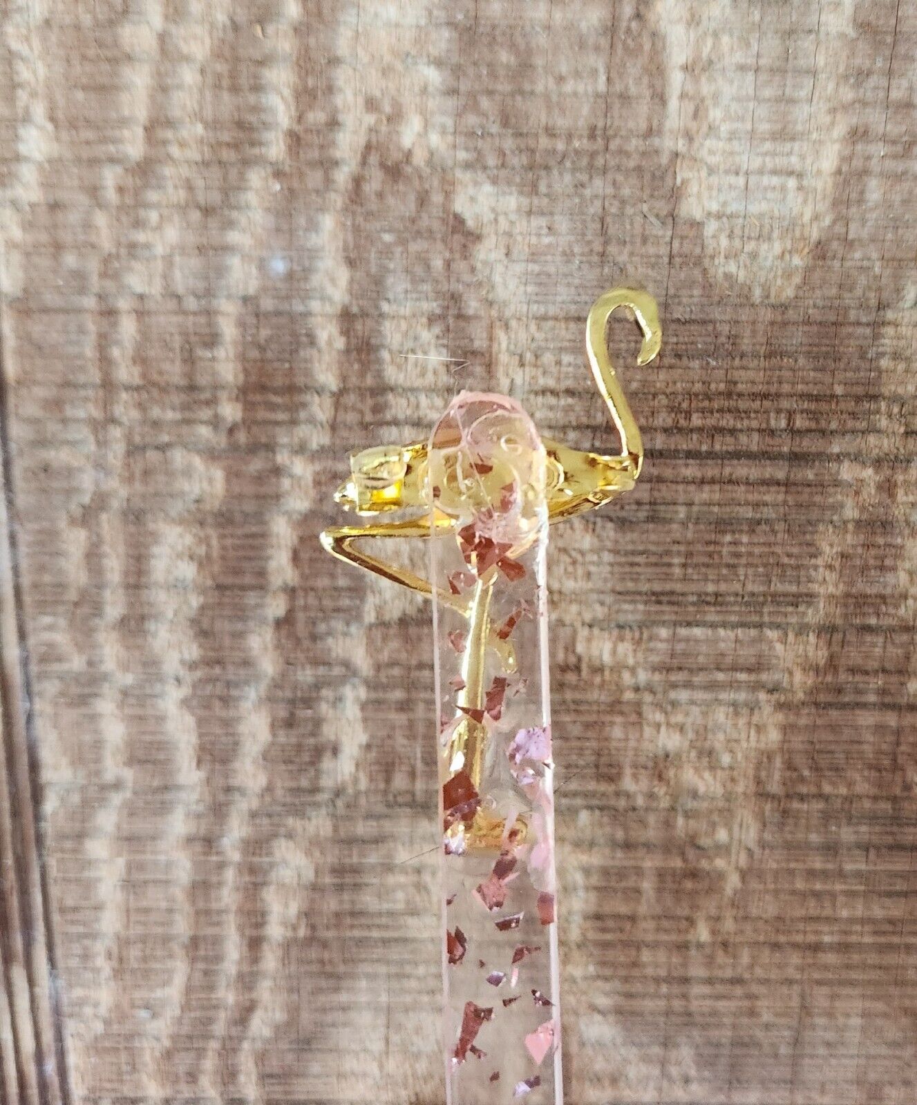 Plant Buddies-Handcrafted Pink FLAMINGO Plant / Garden Stake