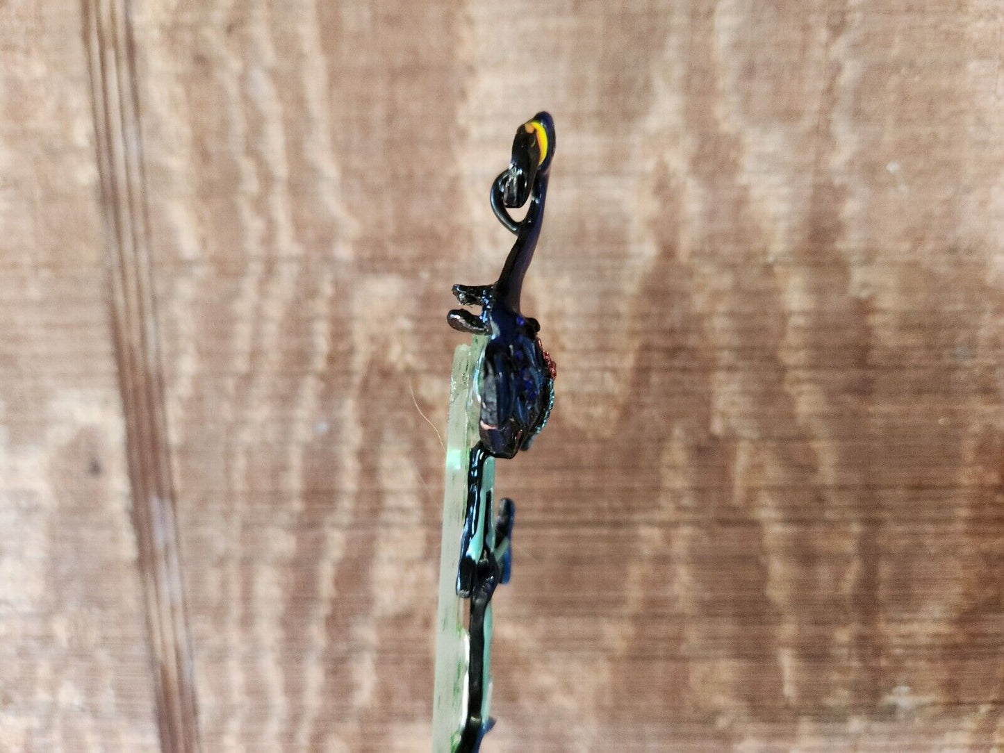 Plant Buddies-Handcrafted Dark FLAMINGO Plant / Garden Stake