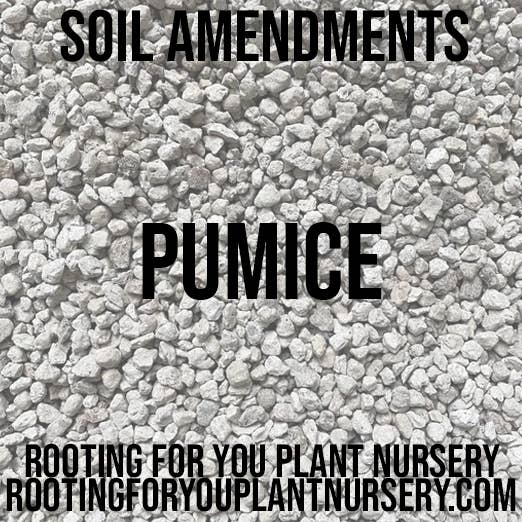 Pumice Soil Amendment Resealable Bags Organic: 8oz 6x9x3 Bag