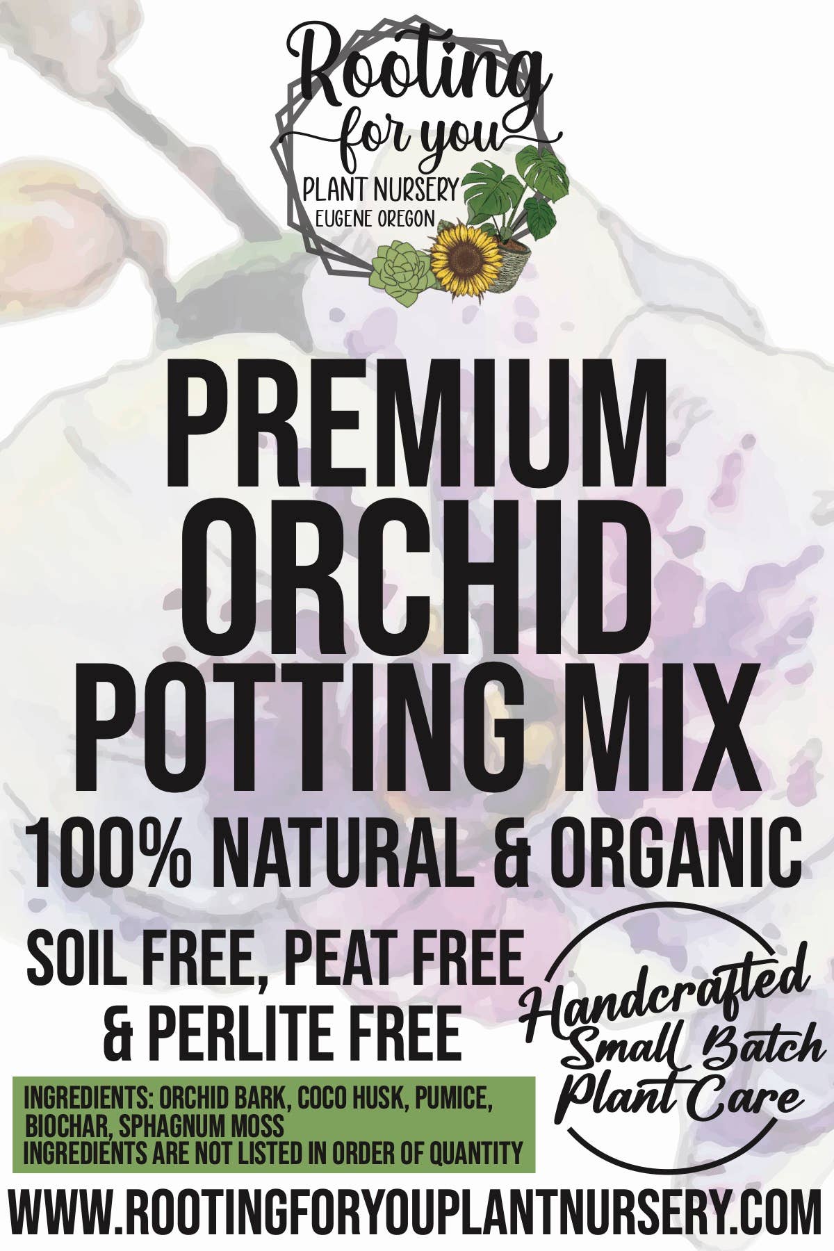 ORCHID Premium Potting Mix: 1/2 Gallon