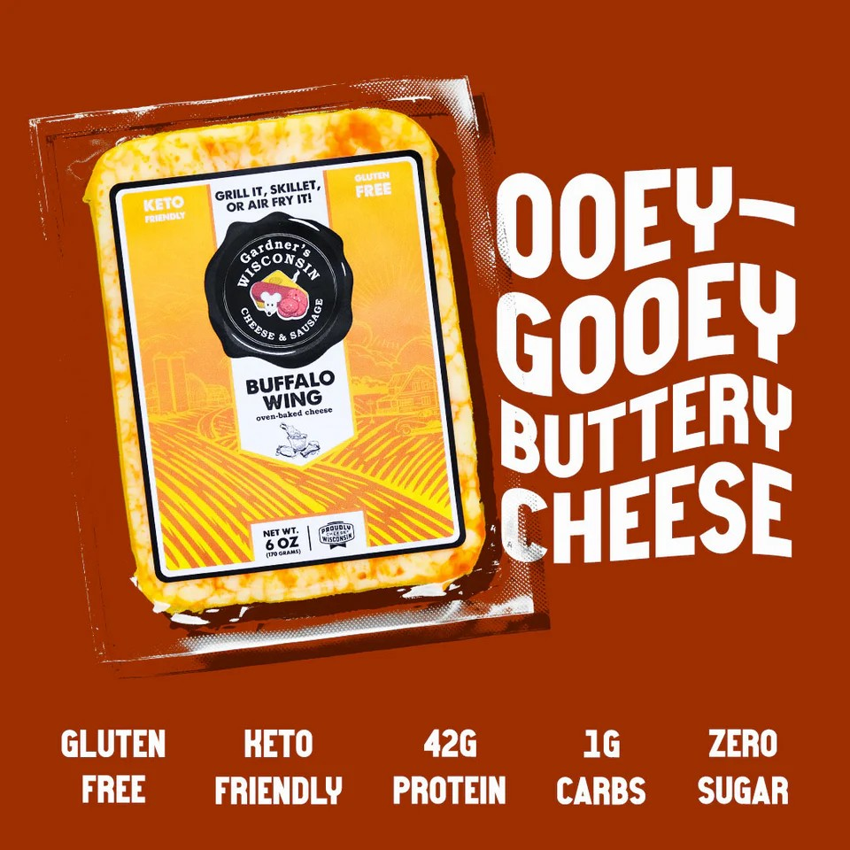 Buffalo Wing Oven-Baked Cheese