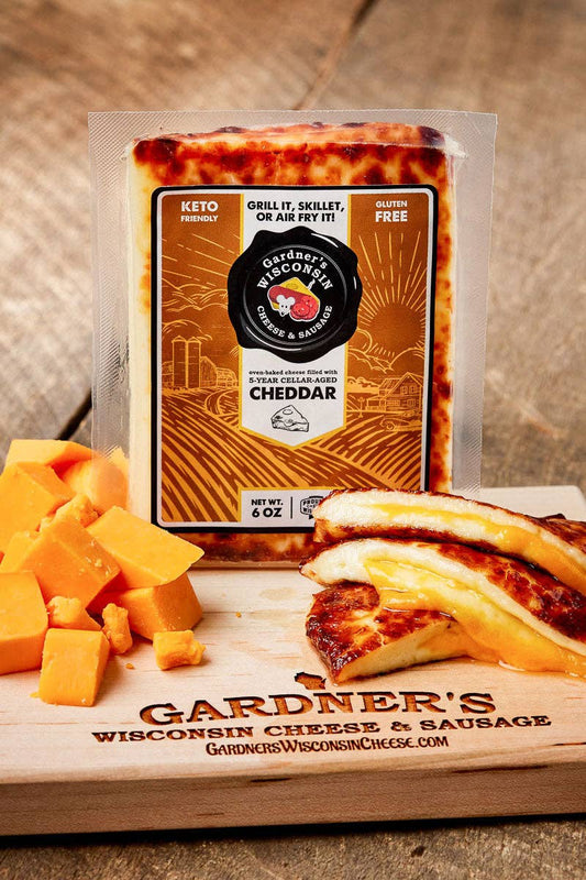 Oven-Baked Cheese filled with 5-Year-Aged Cheddar