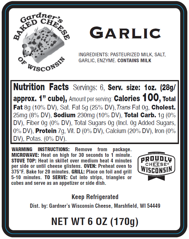 Garlic Oven-Baked Cheese