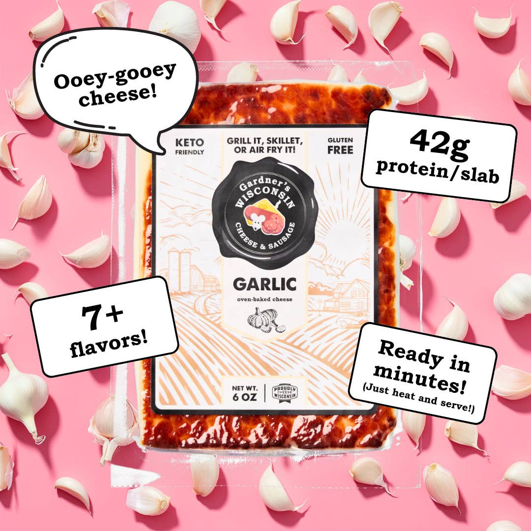 Garlic Oven-Baked Cheese