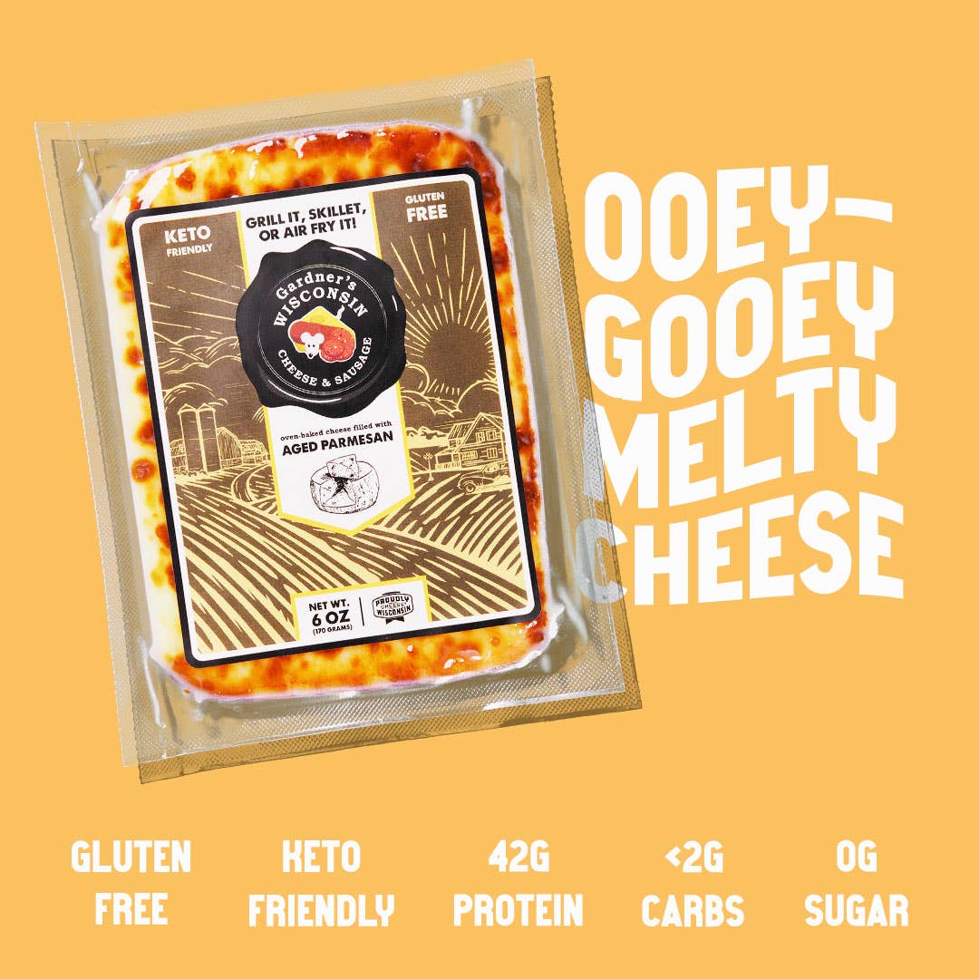 Oven-Baked Cheese filled with Aged Parmesan