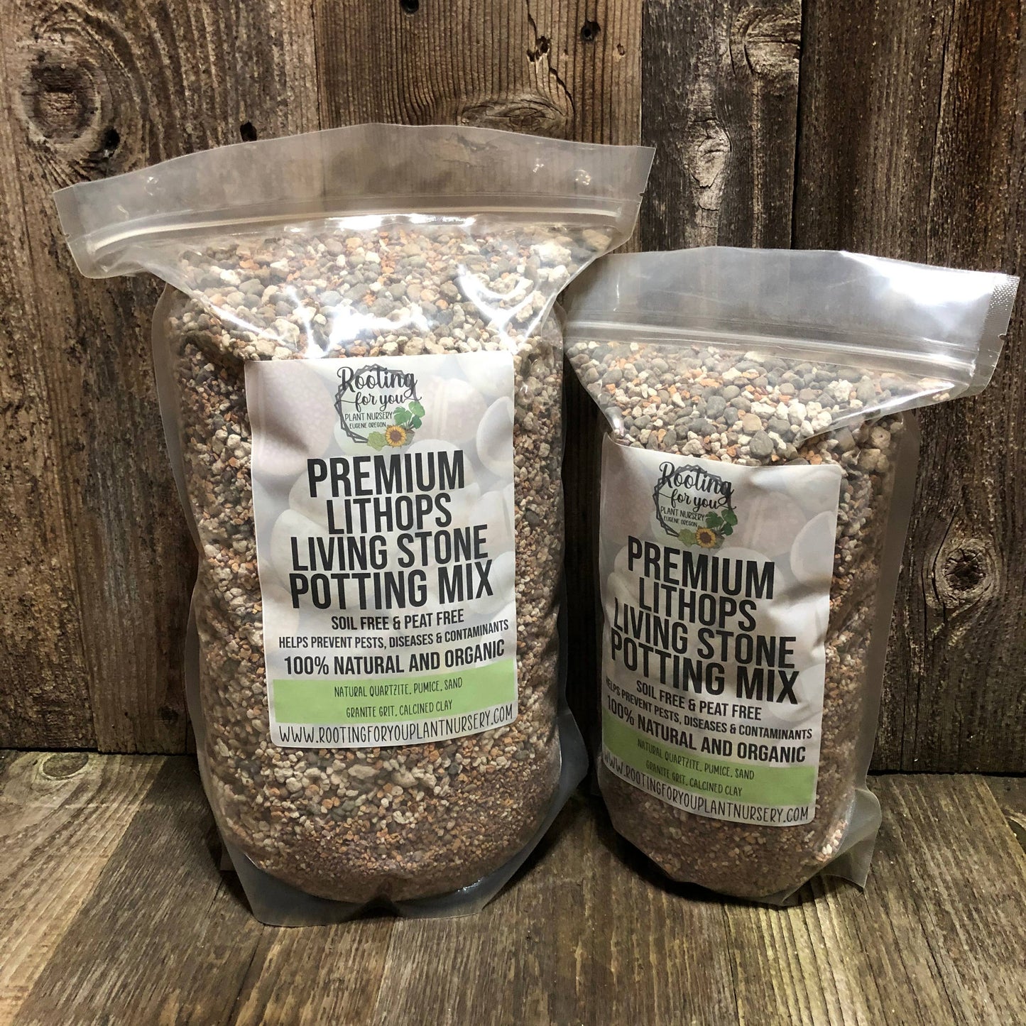 LITHOPS Living Stone Premium Potting Mix: 1/2 Gallon