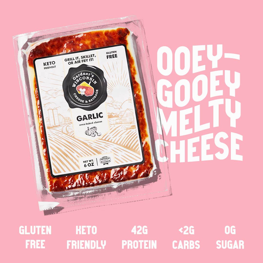 Garlic Oven-Baked Cheese