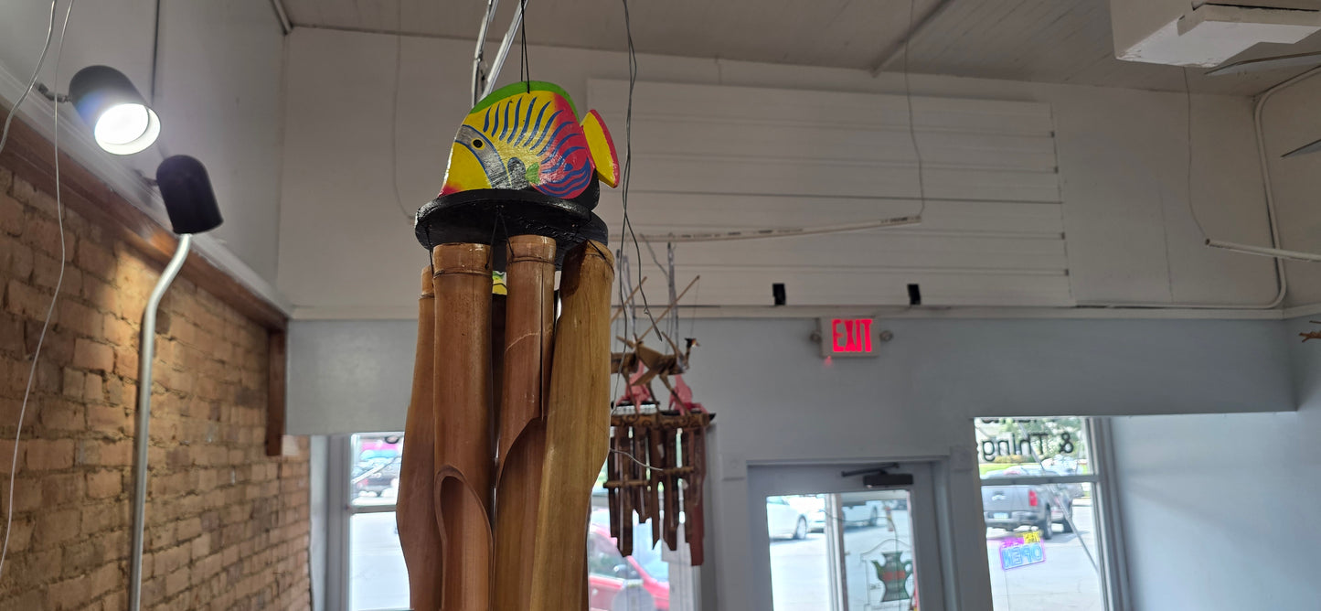 FISH design 1 Bamboo Wind Chimes