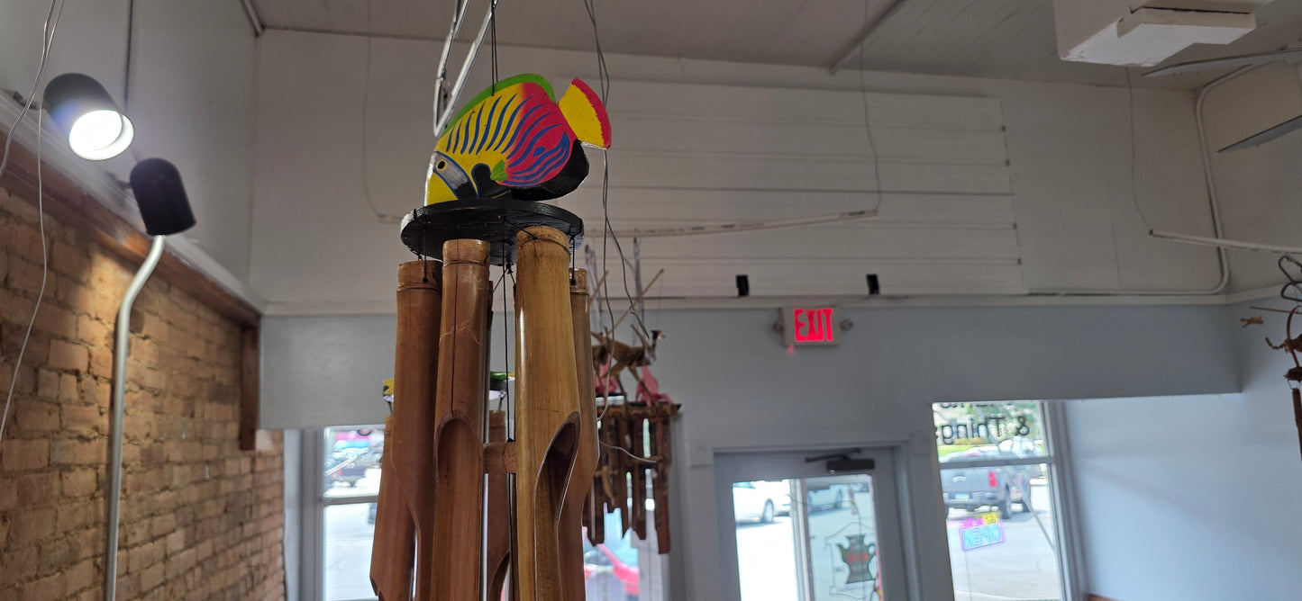 FISH design 1 Bamboo Wind Chimes
